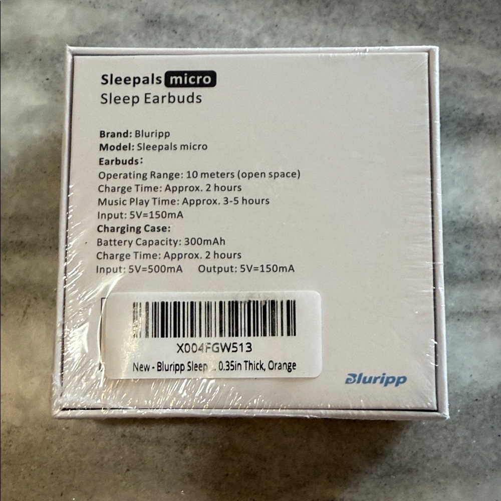 NWT - Wireless Sleep Earbuds with Noise Reduction — Orange - Picture 2 of 4